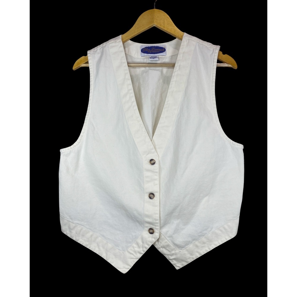 Classic White Cotton Vest